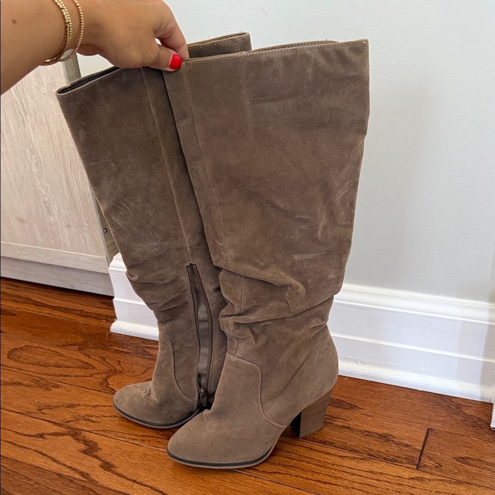 Target Tan Heeled Boots for Women